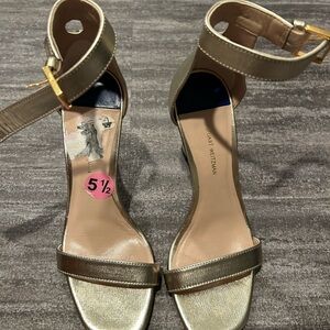 Stuart Weitzman Gold Women's Sandals